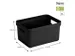 Sigma Home opbergbox 13L zwart - 35x24,6x18,3cm