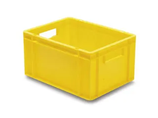 Euronorm-stapelbak 19l 210x400x300mm Wanden/bodem Gesloten Geel - 1