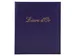 Livre d'or Balacron avec titre 140 pages blanches - 21x19 cm vertical