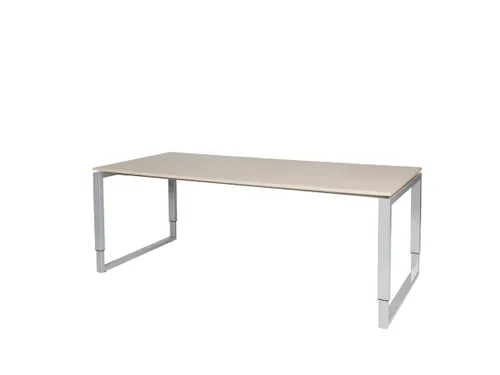 Domino Plus Bureau Hoogte Verstelbaar 2000x900mm Robson Eiken Alu
