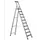 staande trap eenzijdig 10treden stand H 2 49m balk L 3 45m aluminium