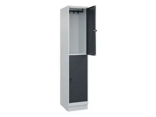 dubbeldekse locker,HxBxD 1950x400x500mm,1x2vak.,vak B 400mm - 2