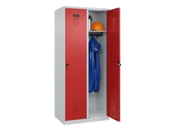 locker,HxBxD 1850x800x500mm,2vak,vak B 400mm,draaigrendel