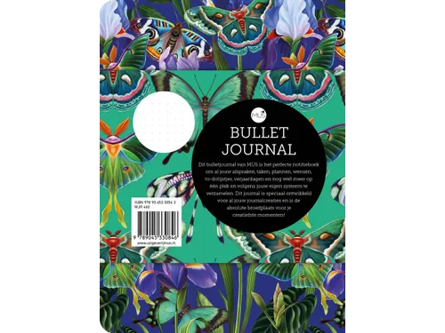 Bullet Journal MUS A5+ Vlinder 192 pagina's