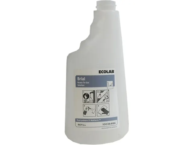 Ecolab voorbedrukte Flacon Brial 650ml excl. sproeikop 6 stuks