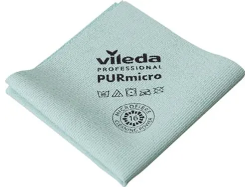 microvezeldoek Purmicro Active 38x35cm groen 5 stuks