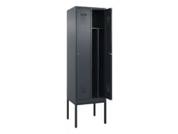 locker voor scheiding van kleding,HxBxD 2120x600x500mm,2vak