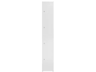 Lockerkast 1800x310x500mm 1x4 vakken cilinderslot, sokkel, RAL9003 - 2