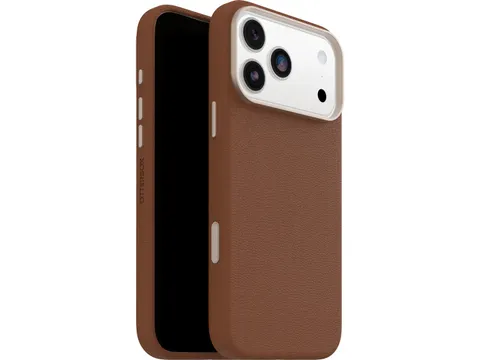 OtterBox Symmetry Leather iPhone 17 Pro Max hoesje bruin