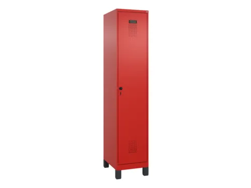 locker,HxBxD 1950x400x500mm,1vak,vak B 400mm,draaigrendel,voeten
