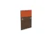 cache de banque d'accueil,NV brun caryer,BN3012-orange