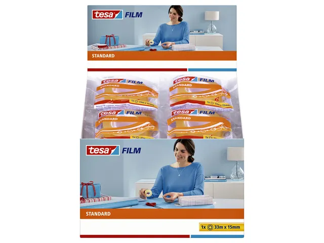 Plakband Tesa film standaard 15mmx33m