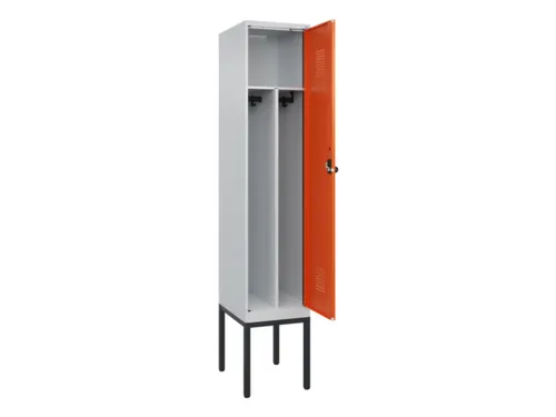 locker voor scheiding van kleding,HxBxD 2120x400x500mm,1vak