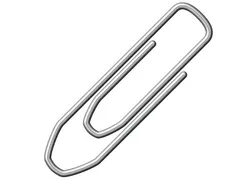Paperclip Alco 26mm hoekig verzinkt 100stuk