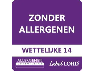 Voedseletiketten 86x33x89mm Zonder Allergenen Dispenser - 2