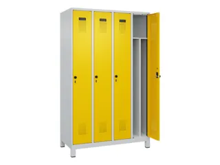 locker voor scheiding van kleding,HxBxD 1950x1200x500mm,4vak - 1