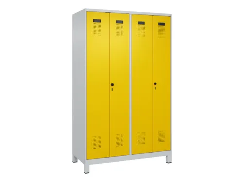 locker voor scheiding van kleding,HxBxD 1950x1200x500mm,4vak