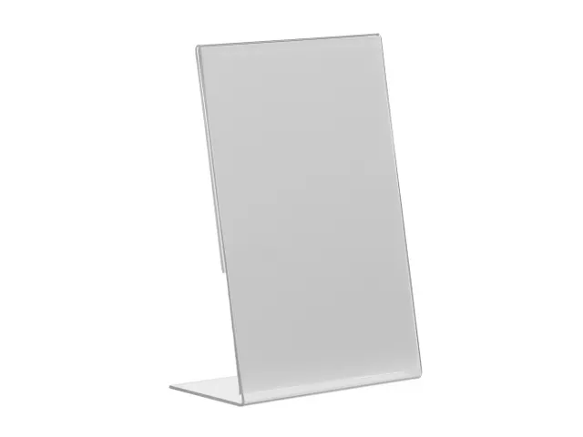 Europel Kaarthouder Budget L-standaard A6 1,5 mm Staand Acryl – Set