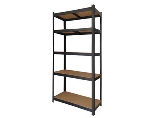 Stellingkast BRASQ 5 borden 90x40x180cm SU175 max 875 KG zwart - 6