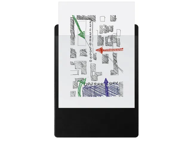 Klemplaat met instee khoes PP A4 zwart