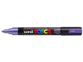 Verfstift Posca PC5M Medium Punt 1,8-2,5mm metallic paars - 2