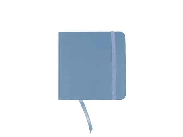 Schetsboek Kangaro 12x12cm sky blue PU HC 80 vel 140gr roomwit met ela