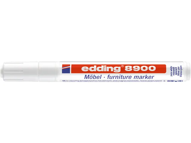 Viltstift edding 8900 meubelmarker spierwit