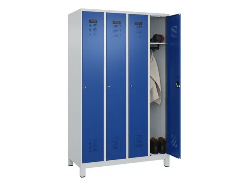 locker,HxBxD 1950x1200x500mm,4vak,vak B 300mm,cil.-slot,voeten
