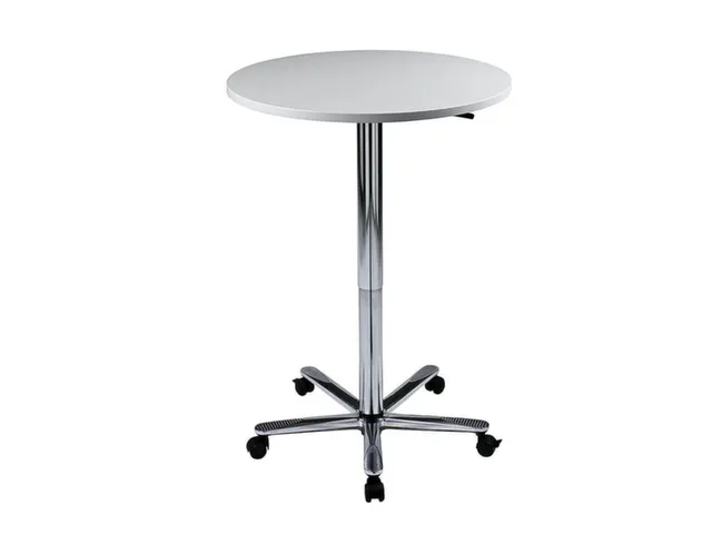 Zuilentafel H 720-1140cm D 800mm Ral7035 Grijs