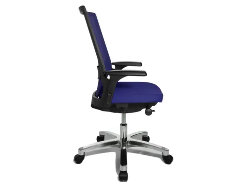 Bureaustoel Blauw Zitting H X B X D 420-550X 480X 460Mm Synchroonmecha
