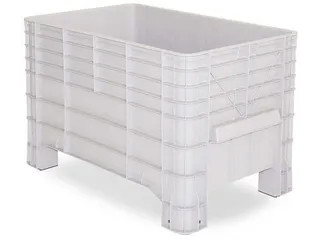 Stapelcontainer Pe Hxbxd 670x1030x630mm 276 Liter 4Poten Grijs - 1