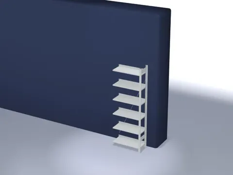 dossierstelling,aanbouwveld,HxBxD 2000x760x335mm,vaklast 60kg