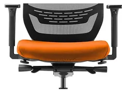 Bekleding,V. Bureaustoel,Stof,Oranje