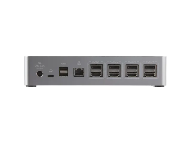 StarTech USB-C Docking Station 4K Quad Monitor 100W PD LAN