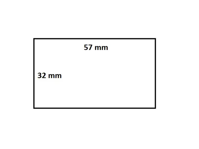 Labeletiket IEZZY Zebra 800262-125 57x32mm 25mm wit permanent 2100st