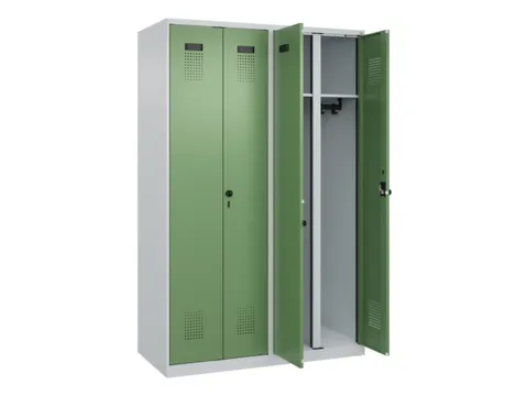 locker voor scheiding van kleding,HxBxD 1850x1200x500mm,4vak