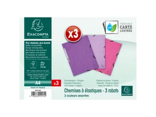 Pk3 Elastomap glansk art.3klep A4 Candy - 9
