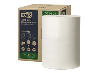 Light-Duty Reinigingsdoek W4 Premium Wit 600vel Doos met 1 Combirol - 1