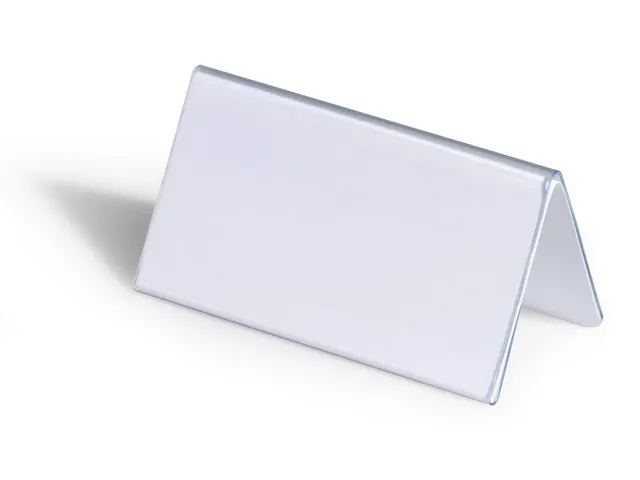 Tafelnaambord Durable 8051 52x100mm transparant