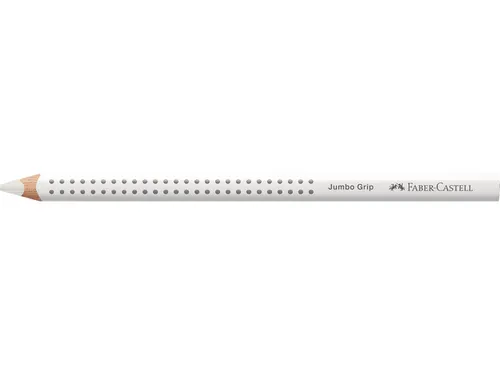 Kleurpotlood Faber-Castell Jumbo GRIP 01 wit