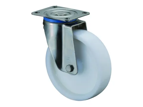 zwenkwiel,draagverm. 700kg,kunststof,ØxB 200x50mm,RVS-wiellager