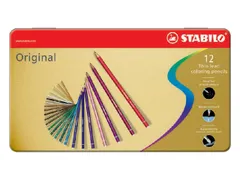 Crayon de couleur STABILO 8773 Original assorti boîte 12 pièces