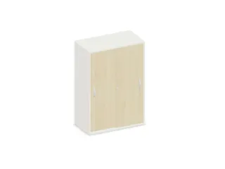 schuifdeurkast,HxBxD 1150x800x430mm,decor romp wit,decor front esdoorn - 1