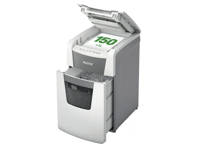 Papiervernietiger Leitz IQ Auto+ Office 150 P-5 snippers 2x15mm