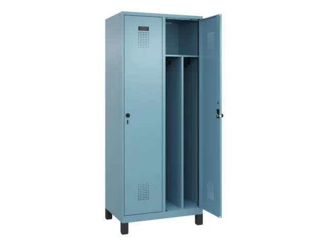 locker voor scheiding van kleding,HxBxD 1950x800x500mm,2vak