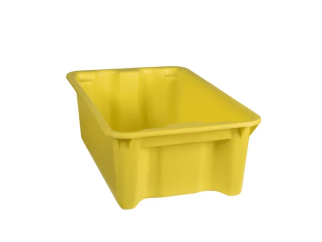 Draaistapelbak Pp Hxlxb 202X590X380Mm 34L Geel