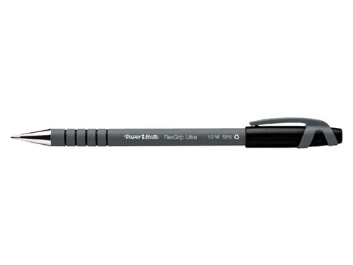 Balpen Paper Mate Flexgrip Ultra stick medium zwart