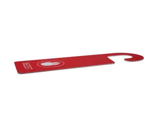 Kunststof deurhanger 250x75mm Vrij - Bezet Rood/Groen 10 stuks - 4