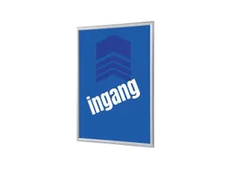 Kliklijst A1 complete set met print "INGANG" Blauw