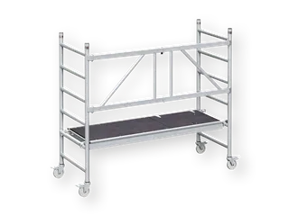 klapsteiger,platform BxD 1800x720mm,steiger H 0,55m,aluminium - 1